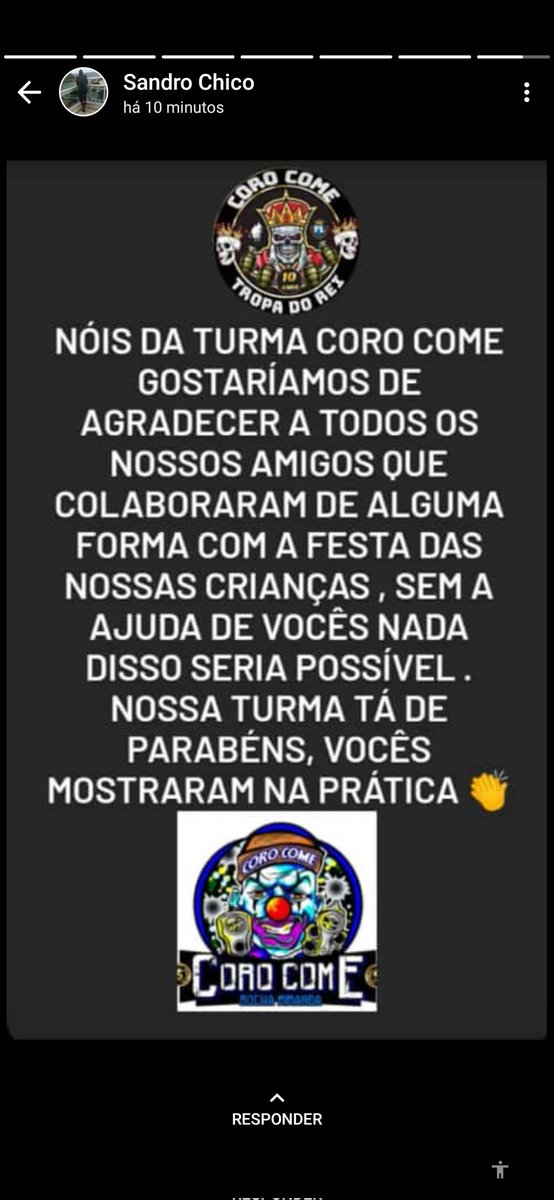 inimigodofim's tweet photo. GRAÇAS A DEUS OCORREU TUDO BEM NA PAZ DE DEUS, E MAUS UMA VEZ AGRADECER A PRESENÇA DE TODOS ✌🏾💪🏾 #COROCOME https://t.co/v8ozJJHITg