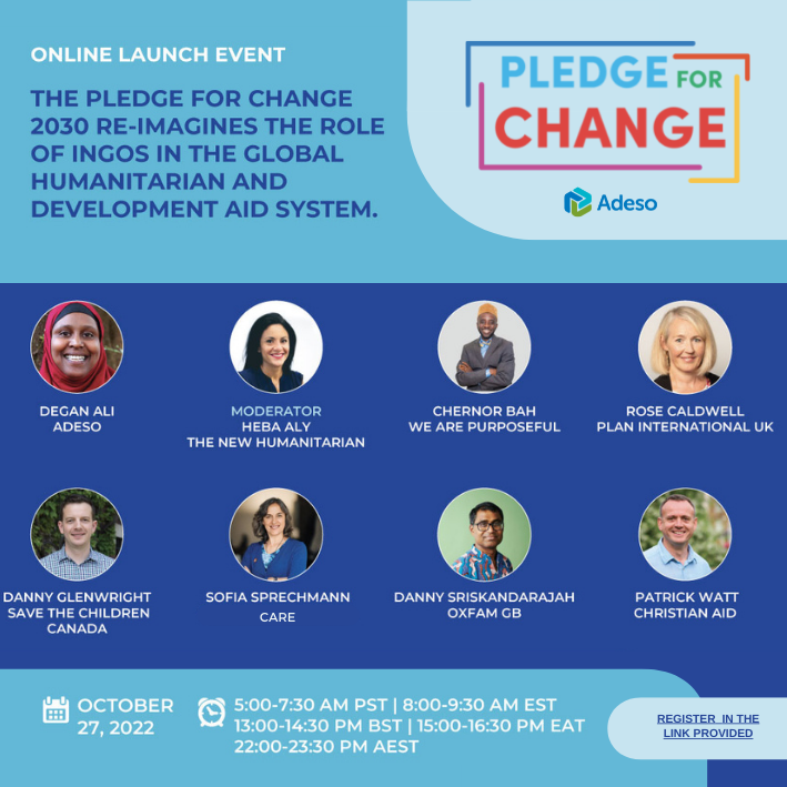CAREGlobal's tweet photo. CARE, alongside some of the world's biggest INGOs, has committed to creating closer partnerships with national and local organizations in a drive to shift power in the aid and development sector.
Join us this Thursday to learn about our Pledge for Change: https://t.co/hvvY9GxiBi https://t.co/aSeQZWLliX