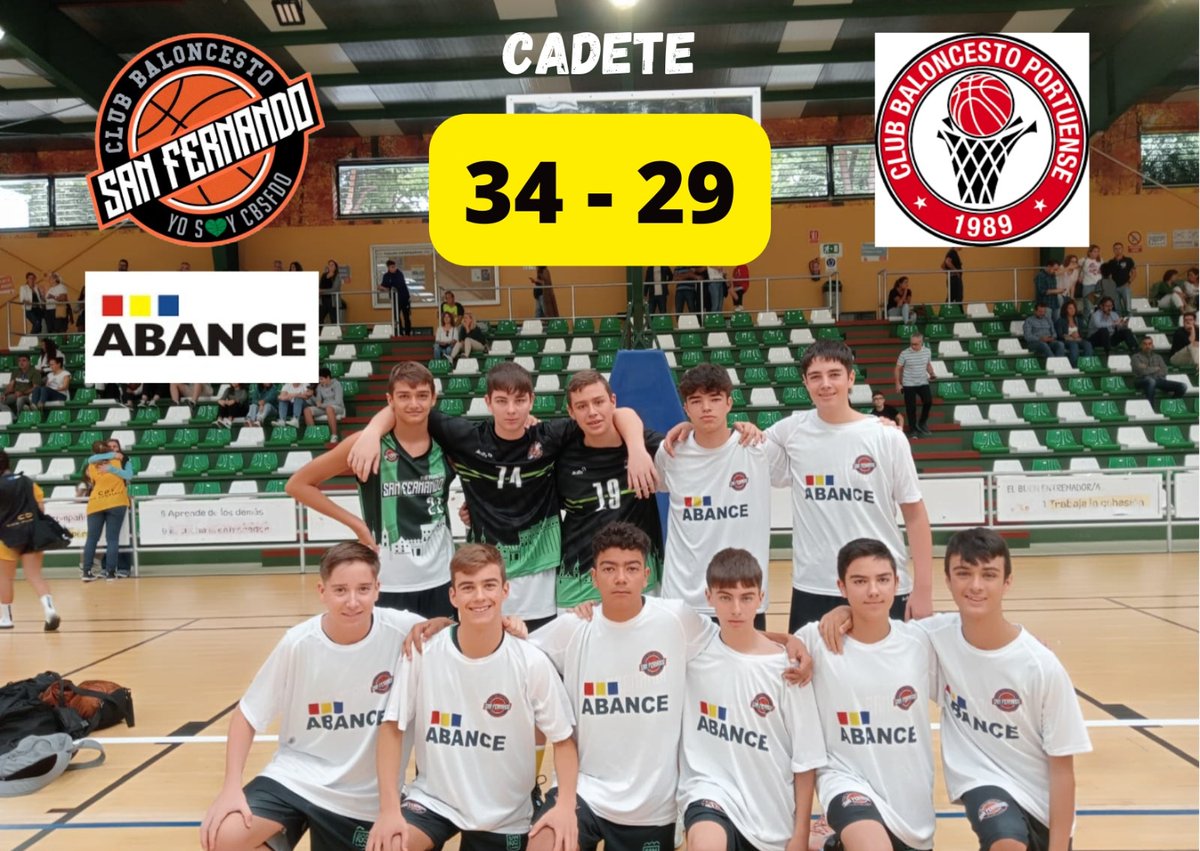 CBSFDO's tweet photo. El Cadete #ABANCE consiguió una victoria muy importante frente a @CBPortuense. Igualadísimo partido donde ambos conjuntos tuvieron opciones, si bien los nuestros fueron siempre por delante en el marcador.
💚🖤🏀 https://t.co/4NHPxWUZS9