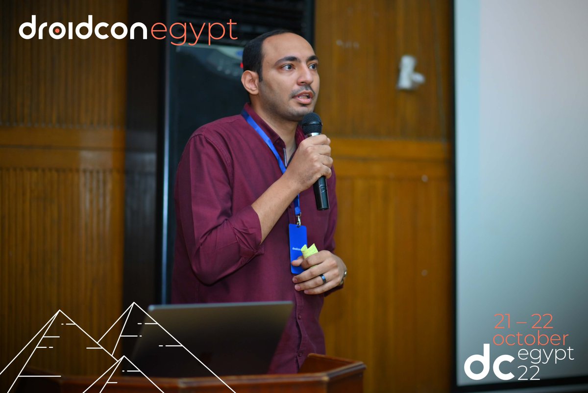 droidconEgypt's tweet photo. We are so excited to let you know how to protect your mobile app during a great workshop with our special speaker Amr Attia talking about "Shielding your mobile app"
#dcegy22 https://t.co/1hl5sBwbJK