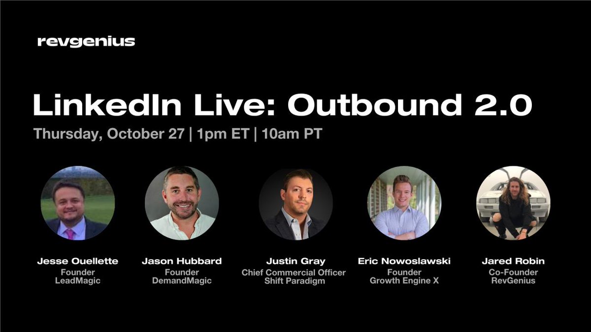 shiftparadigmco's tweet photo. This Thursday, join @Jgraymatter, CCO at @shiftparadigmco as he joins @joinrevgenius to explore the intricacies of outbound growth and how it has changed with the times.
https://t.co/hTrZoPUk4J
#AccountBasedMarketing #CXStrategy #growthmindset #MartechStrategy https://t.co/fFOooDNRlv