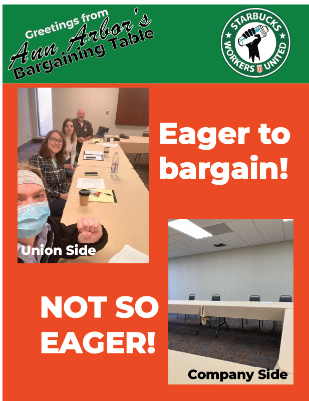CMRJB's tweet photo. I guess that in Ann Arbor, they are not as eager as we are to bargain our first contract.
#getbacktothetable
#unionstrong https://t.co/9cSQclLuv0