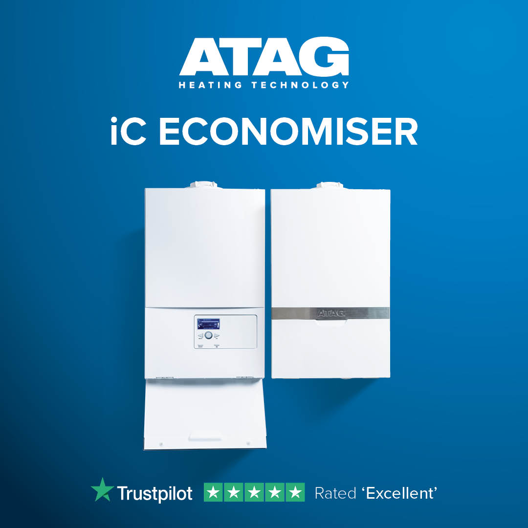 The Economiser is the ultimate in domestic efficiency. Capturing waste energy &amp; using it to pre-heat the mains water to improve hot water production efficiency, saving both heat &amp; money. Visit our website for more info hubs.li/Q01qt2FR0

#ATAG #EfficientBoilers #ATAGHeating