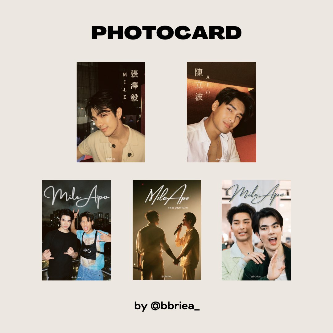 bbriea_'s tweet photo. ✨MileApo fan support KPWT Taipei✨

📍 TICC
🗓️ 2022.10.31 (time TBA)
🎟️ 5 cards and 1 banner for each person, pls rt and fl to claim na~ see ya :)

#KPWorldTourTaipei #มายอาโป
#KinnPorscheWorldTourInTaipei
#MilePhakphum #Nnattawin 
#GreenyRose #Apocolleagues https://t.co/BPffEg8DvP