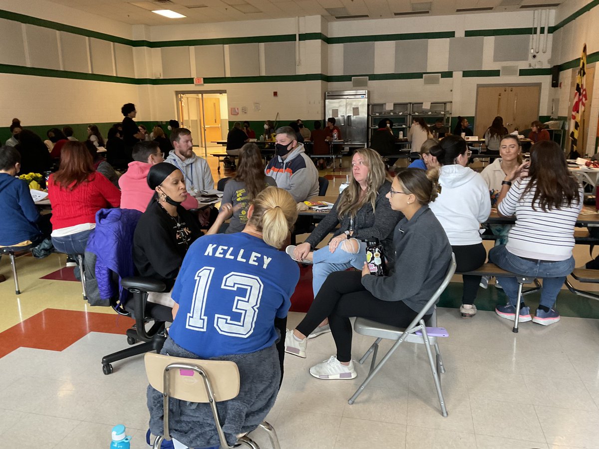 marya_hay's tweet photo. JoAnn Leleck ES staff sharing their cycles of socialization and experiences led by their own leaders Dr. Barber and Ms. Olaitan. @mcpsequityteam @JoAnnLeleckES https://t.co/kCzwlURCss
