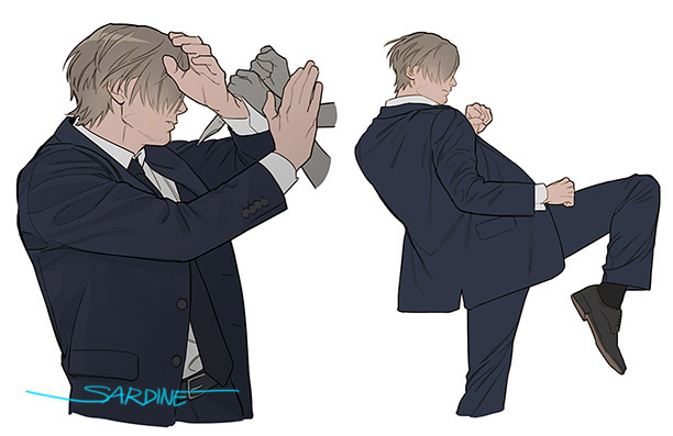1boy male focus suit formal necktie white background short hair  illustration images