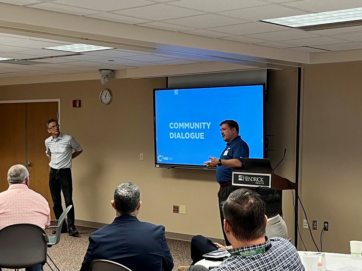 C3HIE's tweet photo. C3 Regional HIE Meeting for West Central Texas held last week at Hendrick Health in Abilene. Thank you to all who attended, our partners and to Hendrick for hosting us. @docsnap1 @1truehealth @ADvault_Inc @infiniwell https://t.co/9WkCebbsuY
