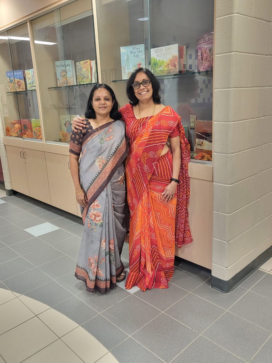 LorenvillePS's tweet photo. Celebrating Diwali on the PD day by dressing up and sharing some sweets with Colleagues.  Happy Diwali! https://t.co/Cq6Zd173JB