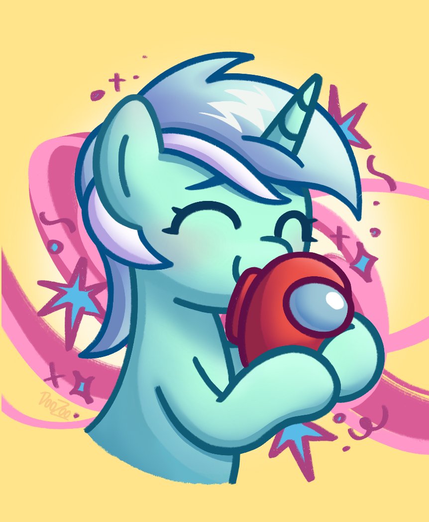 d00z00's tweet photo. she found herself a really sussy friend 😳

#mylittlepony #mlp #mlpfim #mlpfanart #mlpart #lyraheartstrings #amongus #crossover #amongusfanart https://t.co/vKgRjAxV3t