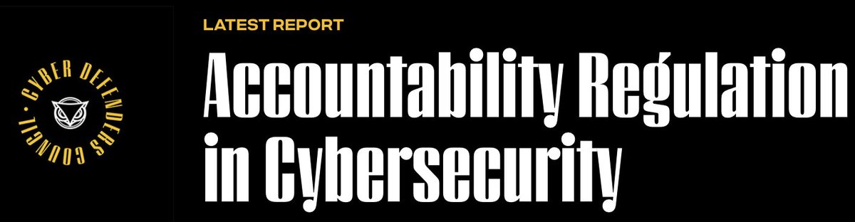 cybereason's tweet image. Discover CISOs’ perspectives on the risks and benefits of #cyberregulation. Download the report from the Cyber Defenders Council: cybr.ly/39wFiW5 #cyberresilience