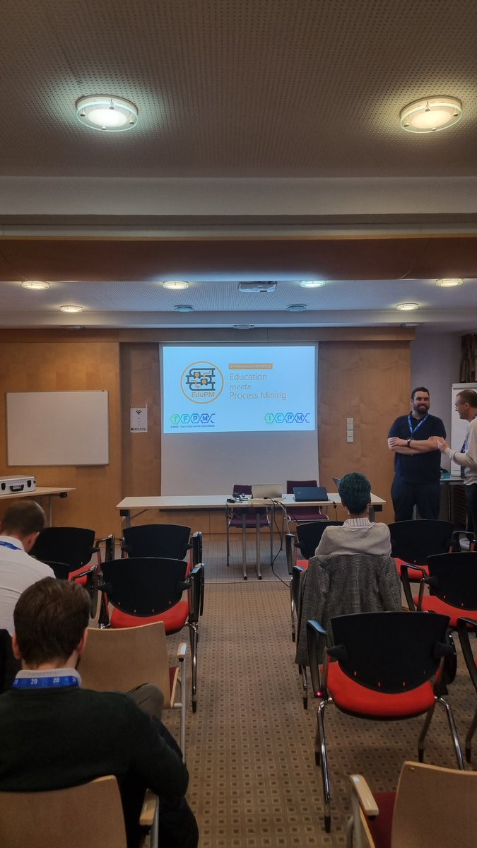businf_uhasselt's tweet photo. It's a busy Workshop day at @icpm_conf, where we are co-chairing the workshops on Event Data and Behavioral Analytics, #EdbA (@BenoitDepaire), Process-Oriented Data Science for Healthcare, #PODS4HC (@Niels_Martin), and Education meets Process mining, #EduPM (@GJanssenswillen). https://t.co/i8Zu6rRwiM