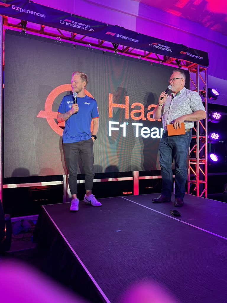 HABS68's tweet photo. Amazing event with #HaasF1 @ #haashangout in Austin #USGP2022 . A weekend to remember 👍🏻. https://t.co/ANVhx1fL6Q
