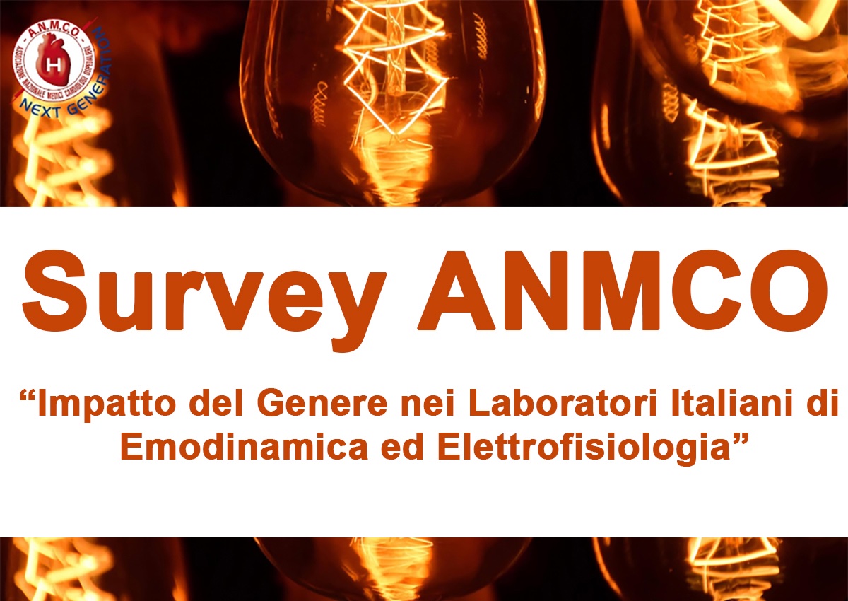 💡👨‍🔬🧑‍⚕️Survey ANMCO “Impatto del Genere nei Laboratori Italiani di Emodinamica ed Elettrofisiologia” rivolta a medici, infermieri e tecnici che lavorano nei laboratori interventistici. 
🔗anmco.it/pages/contenut…