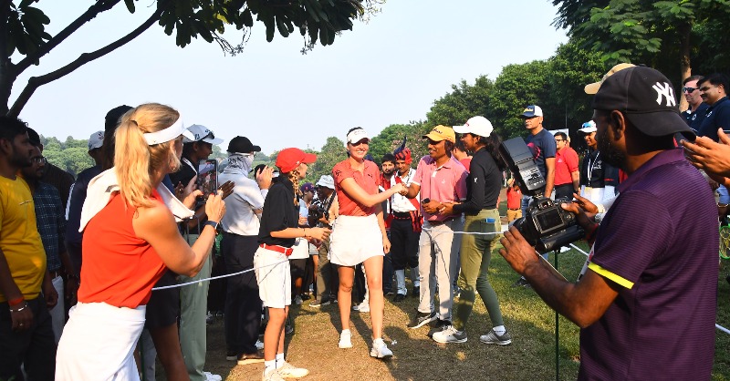 LETgolf's tweet photo. It was amazing to be back at the @WomenIndianOpen 🙌

Thank you India! 🫶 

#RaiseOurGame | #HWIO2022 https://t.co/vf41wp2QsY