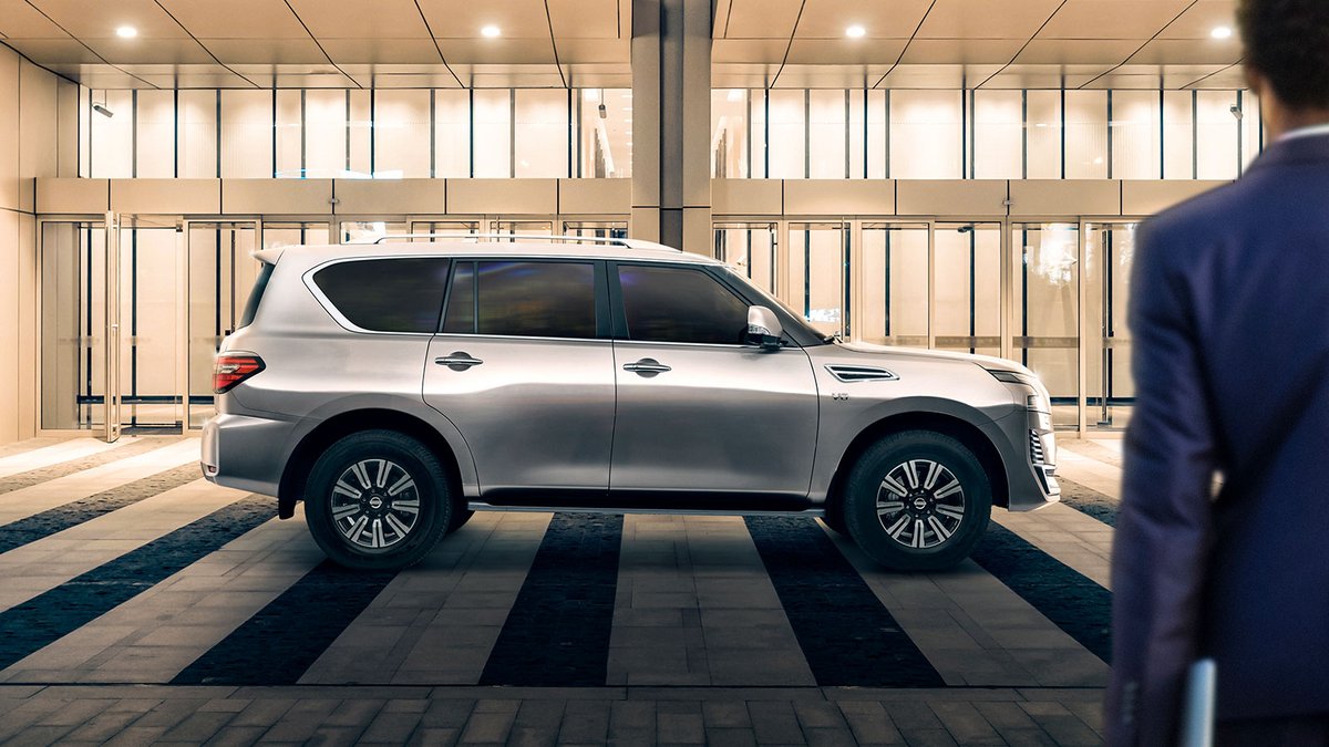 nissanza's tweet photo. Feel like royalty on the most robust of roads with the #NissanPatrol Experience the exquisite climate-controlled leather interior and make comfort of any convoy #OverthrowOrdinary Discover more: https://t.co/CfykoCWIjg https://t.co/Q9tVzdYjGL