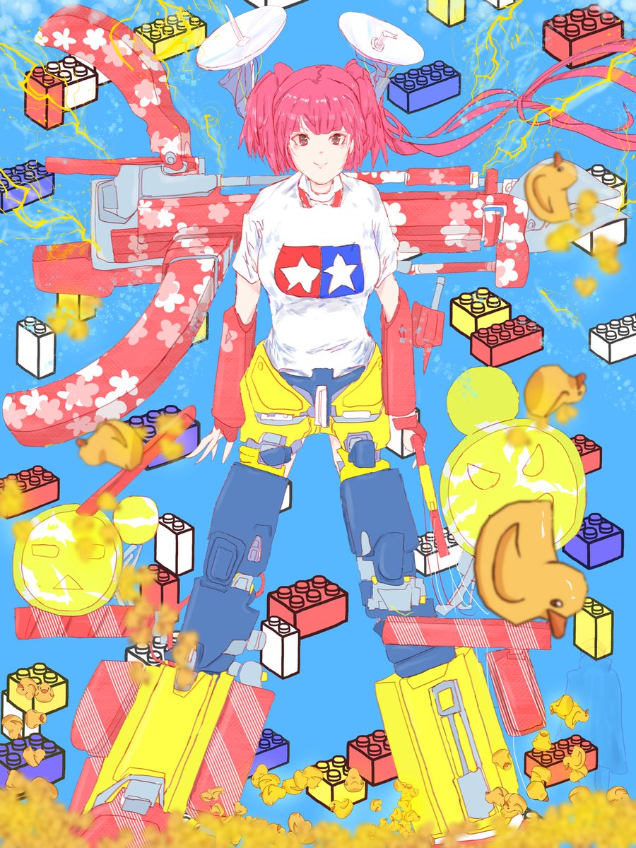NTvWZRQKZdLb0Ip's tweet image. こんな感じのイラスト描いてます。普段は水彩みたいなモノです。