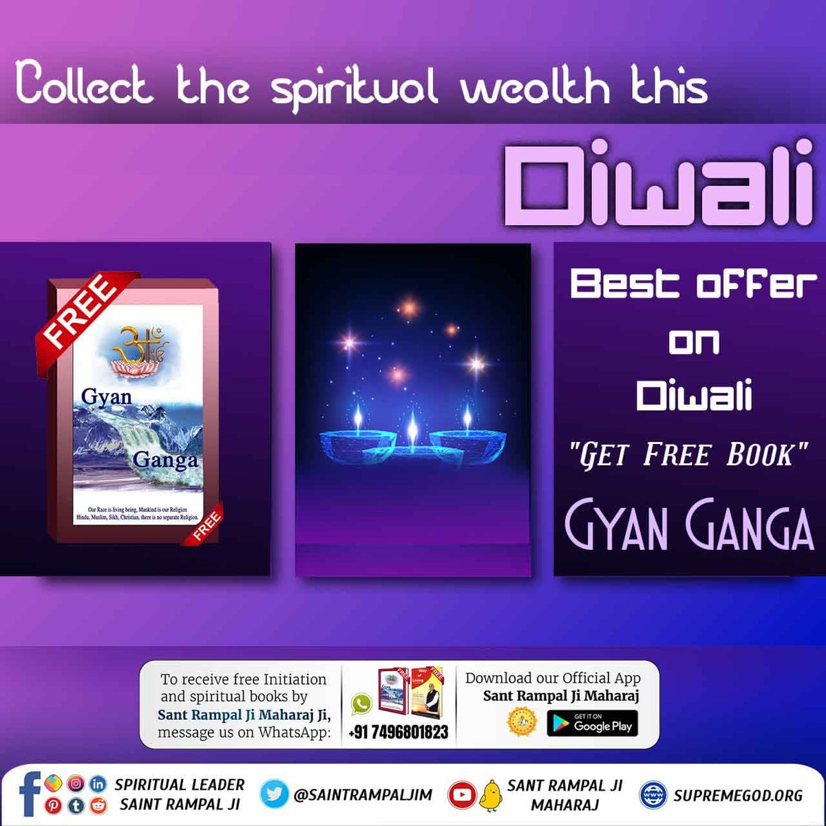 GirheP's tweet photo. #NewWayOfLivingOnDiwali
🕯️इस दीवाली अपने दांपत्य जीवन को झगड़े और क्लेश से दूर रखने के लिए व सुखी जीवन जीने के लिए अवश्य प्राप्त करें निःशुल्क पुस्तक "जीने की राह"। आज ही order करें। https://t.co/ZG8AAazyME
#NewWayOfLivingOnDiwali https://t.co/DFvaP3M5KP