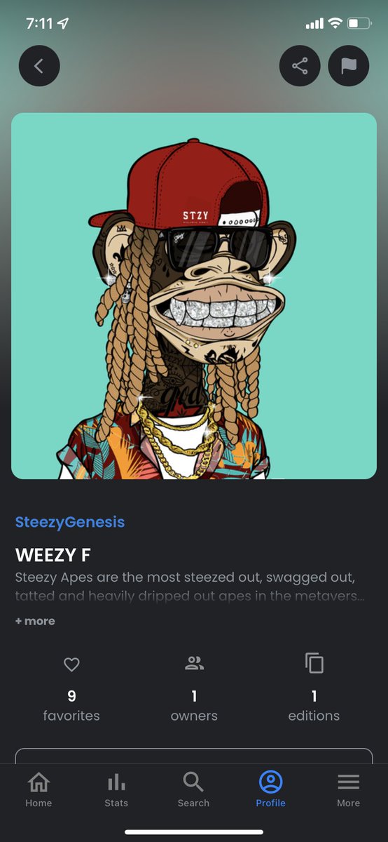 I’m still buzzzing wow 🤩 them kings and queens over there @steezyapegang is truly killing it. Hahaha I look at this and I’m blown like blown like hurricane IAN BLOWN! @BryanveeEth u r so inspirational and it shows in ur work bossman. The best VEEE ALIVE U R. My bus 🚌 is coming!