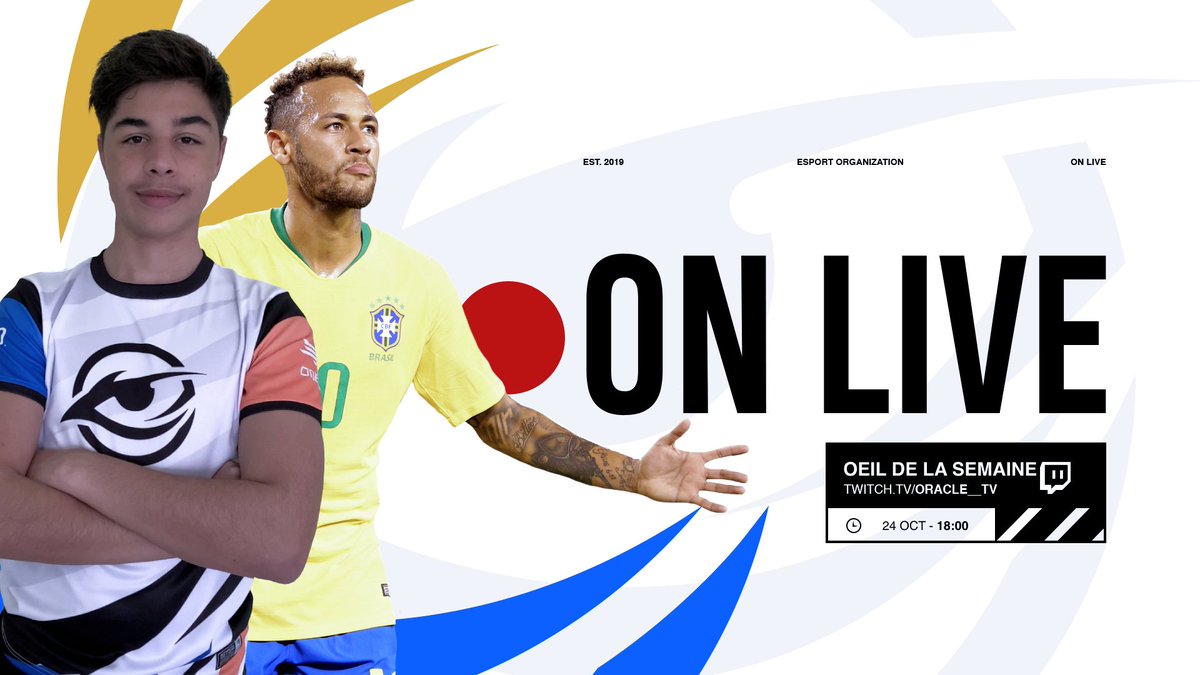 OracleEsport's tweet photo. 🎬 #OnLive | #ODLS
Aujourd'hui dans "l'Oeil de la semaine", @Oracle_EiRiNi et @OracleFniiit vous résume l'actu de la semaine.
🗓️Au programme :
SSBU : Matheo un peu plus vieux
Apex : Grosse désillusion
FIFA : Notre effectif de la saison
⏰ 18h00
📺https://t.co/4doXyywk65 https://t.co/bdwtl2i0VK