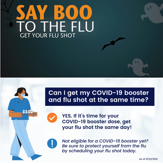 RIPCPC's tweet photo. Say #BoototheFlu! In the US, flu season starts in October and ends in May. The @CDCgov recommends annual vaccinations for everyone 6 months and older and the high dose vaccine for people 65 years and older. https://t.co/lhcFmwXCZR https://t.co/4Z0I8iYpCb