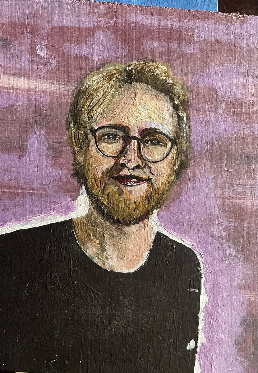 It’s that time of year again that I start painting my friends to add to my weird little hall of fame of all my pals.