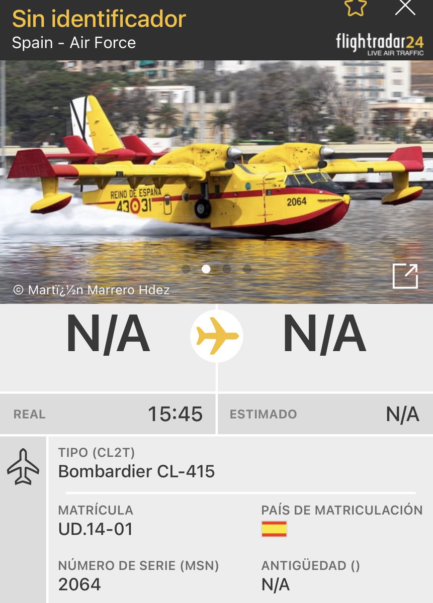 🔴Bombardier CL-415 (UD.14-01/43-31) junto al CL-215T (UD.13-23/43-23) del #43Grupo del Ejército del Aire y del Espacio 🇪🇸 y como “FORMACIÓN FOCA” retirándose del incendio forestal de #IFBalmaseda (Vizcaya) #IFValledeMena (Burgos) a su base de Torrejón de Ardoz #Madrid