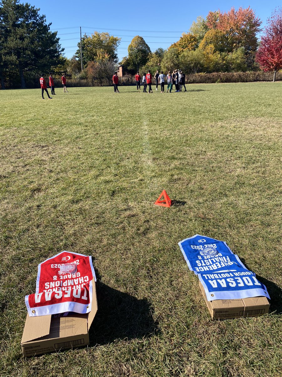 A beautiful day for the North Conference Touch Football Conference finals. <a href="/TDESAA_TDSB/">TDESAA Athletics</a>