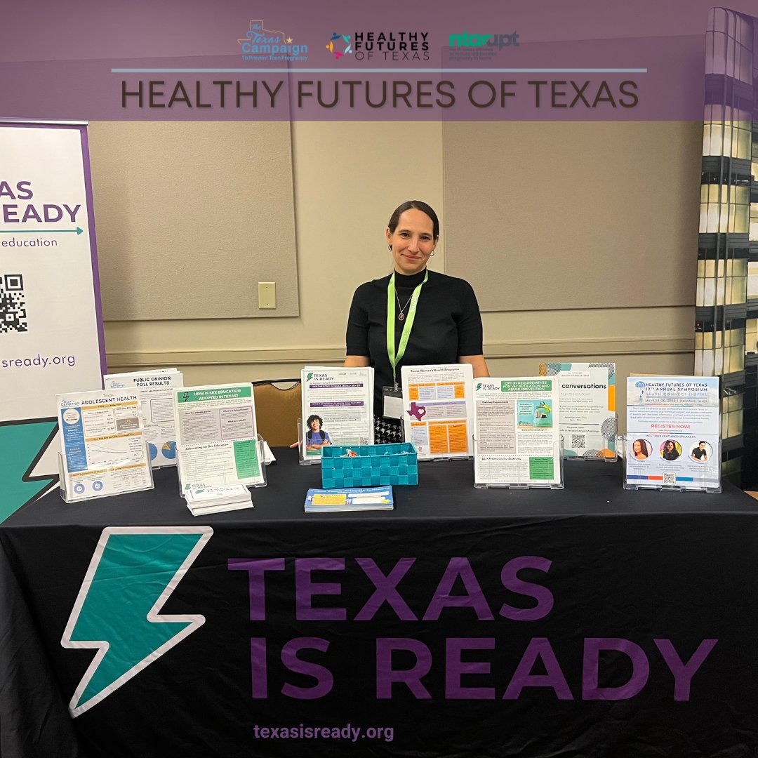 Thanks to the #HealthierTexasSummit organizers @ItsTimeTX for a great event. Our Senior Director of Policy and Research Jen Biundo had a wonderful time tabling and presenting on new laws and curriculum standards for sex education in Texas.