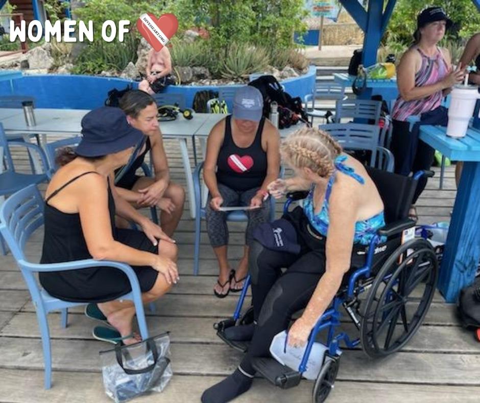 diveheart's tweet photo. The Women of Diveheart are having a blast in Bonaire and the trips only just begun! Get involved, email info@diveheart.org โค๏ธ
#scuba #adaptivediving #volunteers #nonprofitevent #divetrip #disabilityawareness #disabilityadvocate #adaptivesports #bonaire https://t.co/O3QZtFDnDA