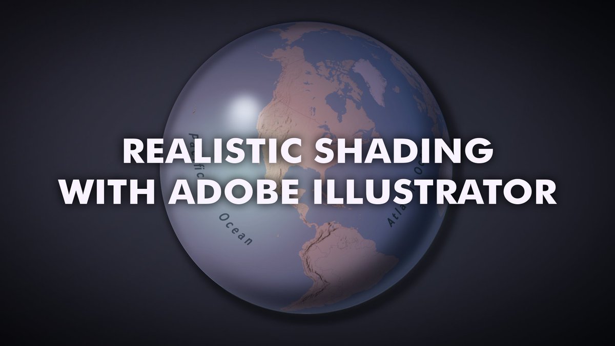 I created this how-to video ahead of #NACIS2022 - but here is one of the two demos that I was planning on sharing last week; Simple steps for rendering 3D-esque globes in Adobe Illustrator.
youtube.com/watch?v=kh5XVi…