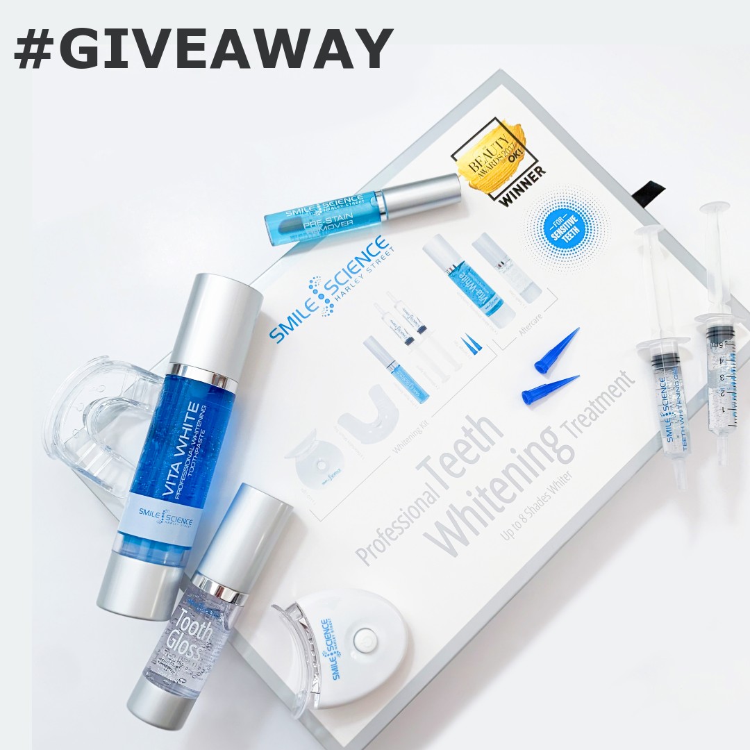 SmileScienceUK's tweet photo. We're giving away a pack of our top selling Teeth WhiteningTreatment &amp; Maintenance Kit.
⁠
To enter just follow us

⁠UK entries only. Giveaway ends on Sunday 30th September at 20:00. Winner will receive DM.⁠
⁠
#giveaway #win #competition⁠
#competiontime #competitions https://t.co/cbLJvTUXqp