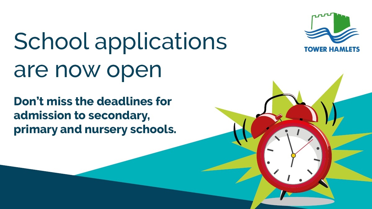 ⏰ The deadline to apply for your child's place at secondary school in September 2023 is Monday 31 October 2022 (a week today). Info about how to apply 👉 orlo.uk/75biR Complete your application 👉 orlo.uk/oC1RJ #SchoolAdmissions