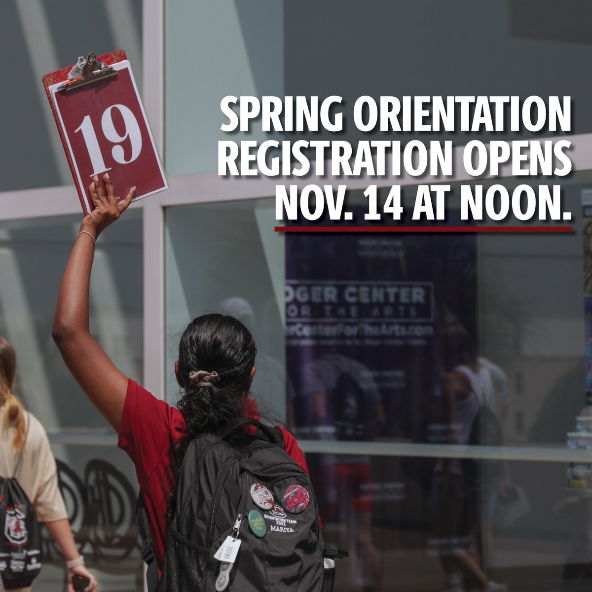 UofSC_ONSO's tweet photo. Registration for Spring Orientation at @UofSC opens on Nov. 14 at Noon! Incoming freshman students will be required to attend on Thursday, Jan. 5 + transfer students on Friday, Jan. 6. Visit https://t.co/xJdJr8heU6 to learn more. #UofSC #GoingGarnet #UofSCTransfers #UofSCYes https://t.co/1tQFPXzJMl