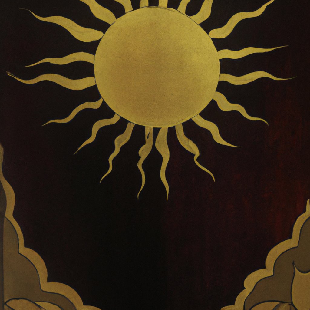 pariah49634411's tweet photo. the sun #Golden #black #art #digitalart #ukiyoe #sun #sunsymbol #minimalism #dalle2 #aiartcommunity #aiart #abstract #abstracart #midjourney #dalle2art https://t.co/1idDdpoFTa