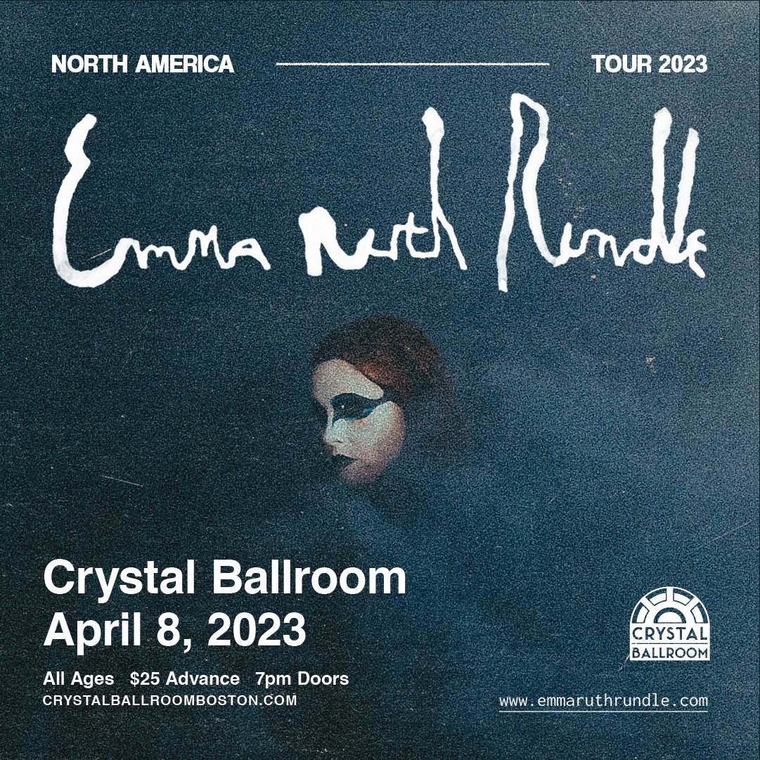 Emma Ruth Rundle has released three albums in the last two years. What's next? A North American tour with a stop at the Crystal Ballroom in April. Tickets go on sale this Friday at 10am. Details at bit.ly/3DpTtZx @EmmaRuthRundle