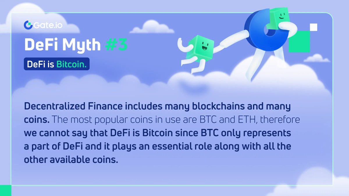 GateLayer's tweet photo. โจ #DeFi is #Bitcoin! ๐
#DeFiMythBusters #DecentralizedFinance https://t.co/1Qa11WWSG9