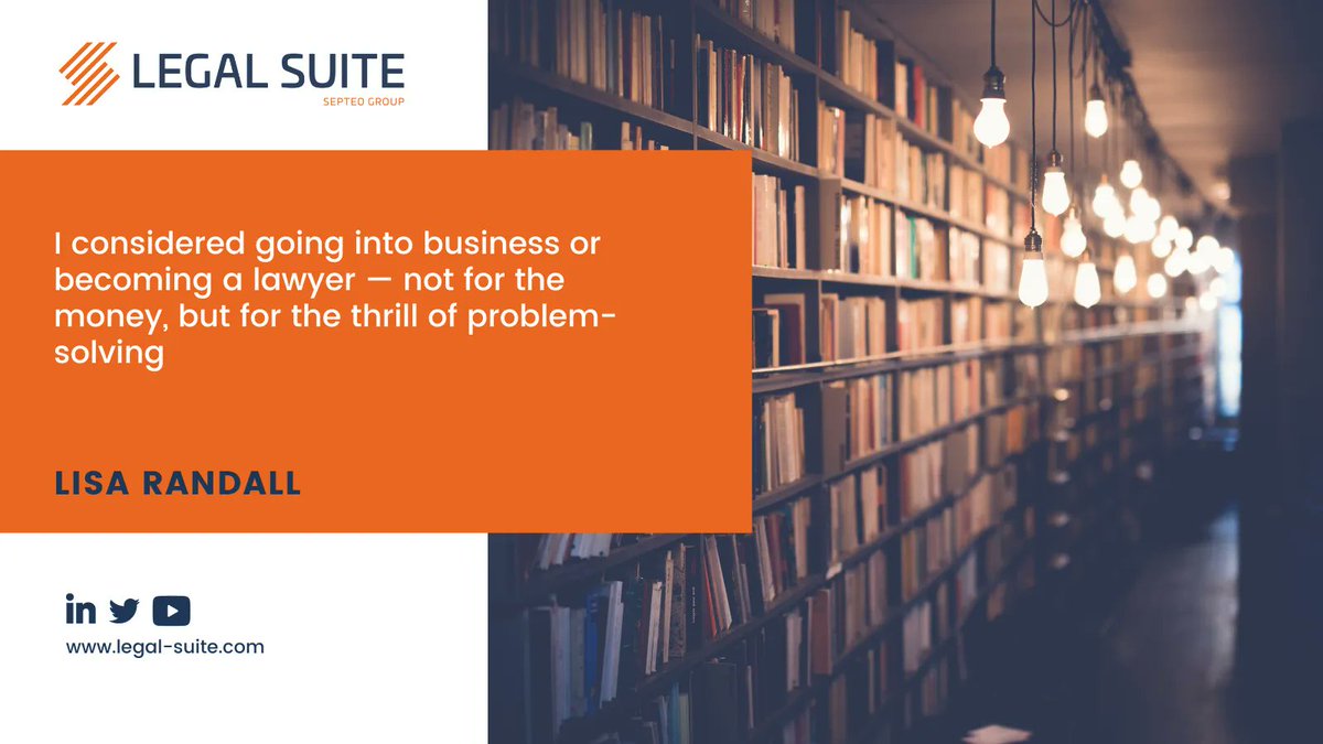 “I considered going into business or becoming a lawyer — not for the money, but for the thrill of problem-solving.” — Lisa Randall