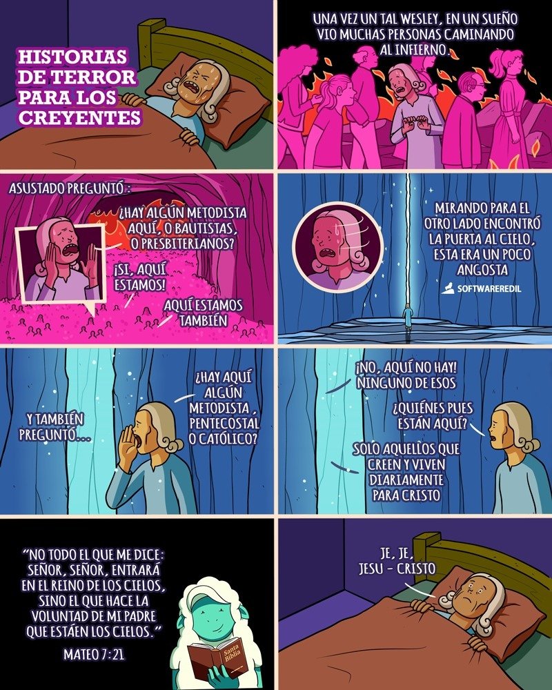 SoftwareRedil's tweet photo. Historias de terror para creyentes... 🧟♂️🧟♀️
.
#HaciendoViralLaPalabraDeDios #SoftwareRedil #frases #SoftwareParalglesias #Evangelio #biblia #Jesus #Jesucristo #jesuschrist #Cristo #IlustracionBiblica #Cristianos #fe
https://t.co/nnBKxNf5LL https://t.co/dFri8heYrk