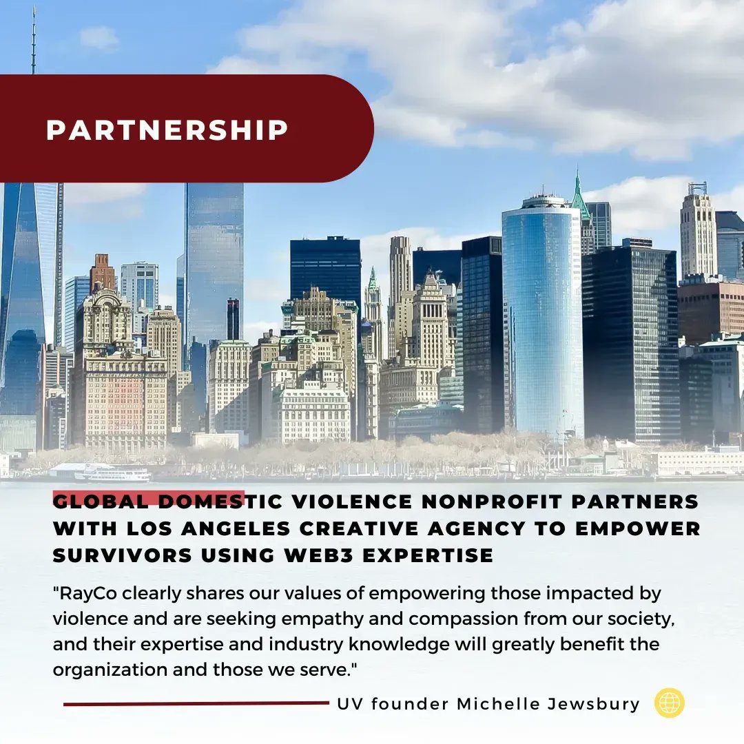 rebecca_binny_'s tweet photo. RayCo Media's partnership with @unsilencevoices brings so many great possibilities to turn passion into purpose!
We also encourage you to support them, visit https://t.co/rnedK4Rt5N
#RayCoMedia #Web3 #crypto #NFTs #charity #domesticviolencesurvivors #helpingnonprofits https://t.co/h1HcIJypQg