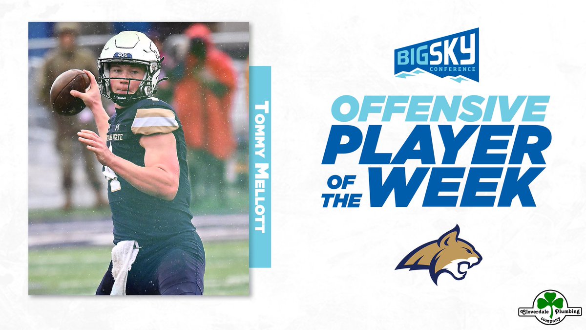 BigSkyConf's tweet photo. 👏 @Tommy_Mellott 

▪️4 TDs
▪️273 yards rushing 
▪️140 yards passing 

#ExperienceElevated https://t.co/ivDSIkGIwS