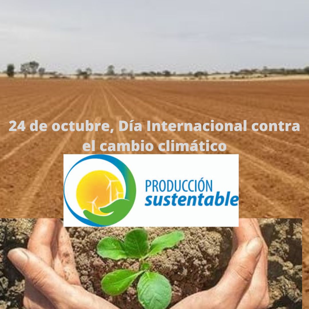 SustentableWeb's tweet photo. El 24 de octubre se conmemora el Día Internacional contra el Cambio Climático. Es una fecha para repensar los distintos modos de habitar nuestra Tierra y la necesidad de revertir las prácticas de producción y consumo que tienen un impacto negativo sobre el planeta. https://t.co/5ii8fcCku2