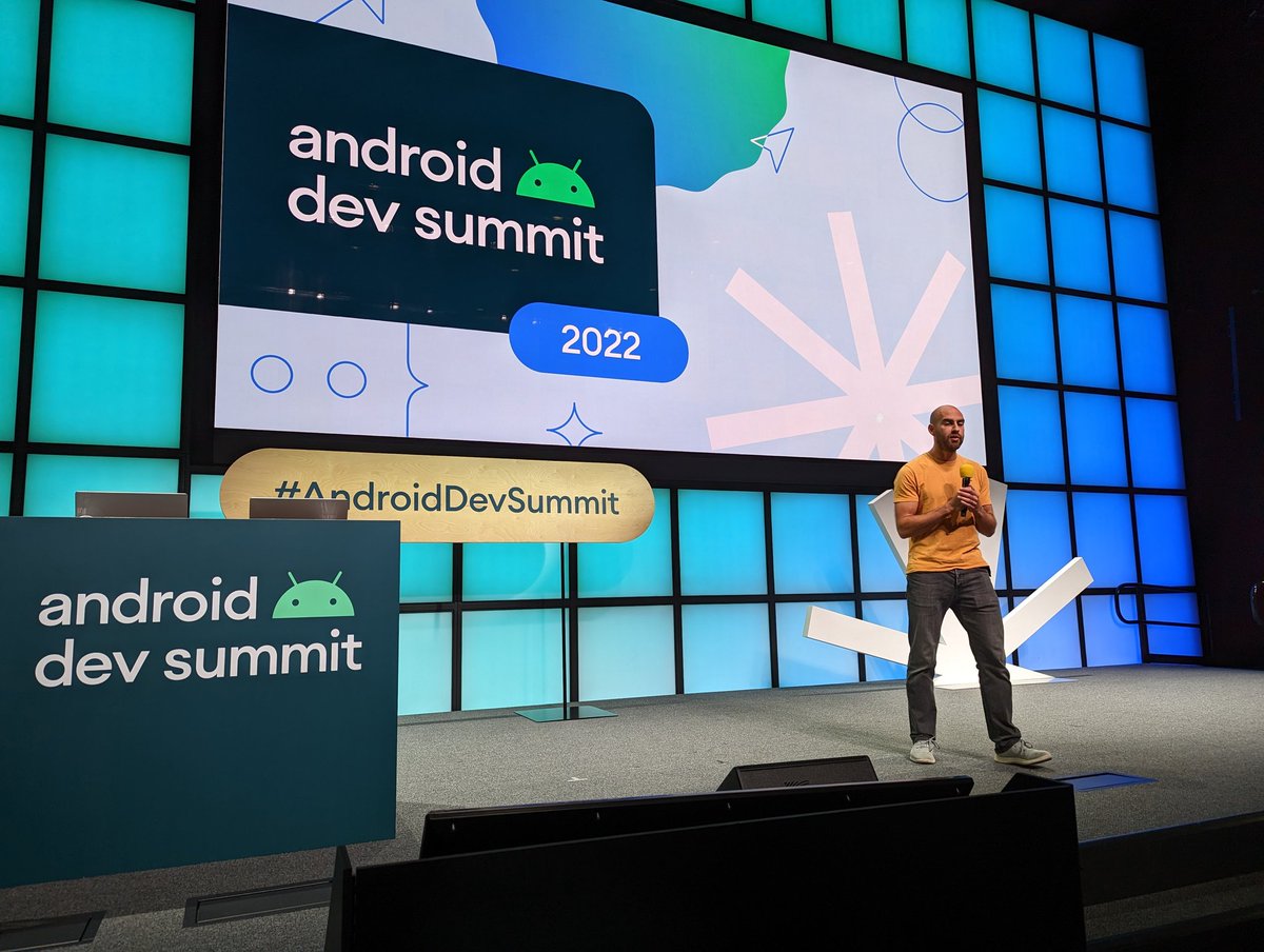 tsmith's tweet image. Excited for #AndroidDevSummit today.