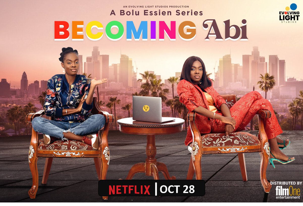 _chiefagbabiaka's tweet photo. Breaking News: This is to alert you that #BecomingAbi is coming out this Friday (OCT 28) on @Netflixnaija Set your reminders, everyone! @BoluEssien has created a show that will make Nigerians proud! #BecomingAbi
#BecomingAbionNetflixOct28
#EvolvingLightStudios https://t.co/cszgLu1cMx