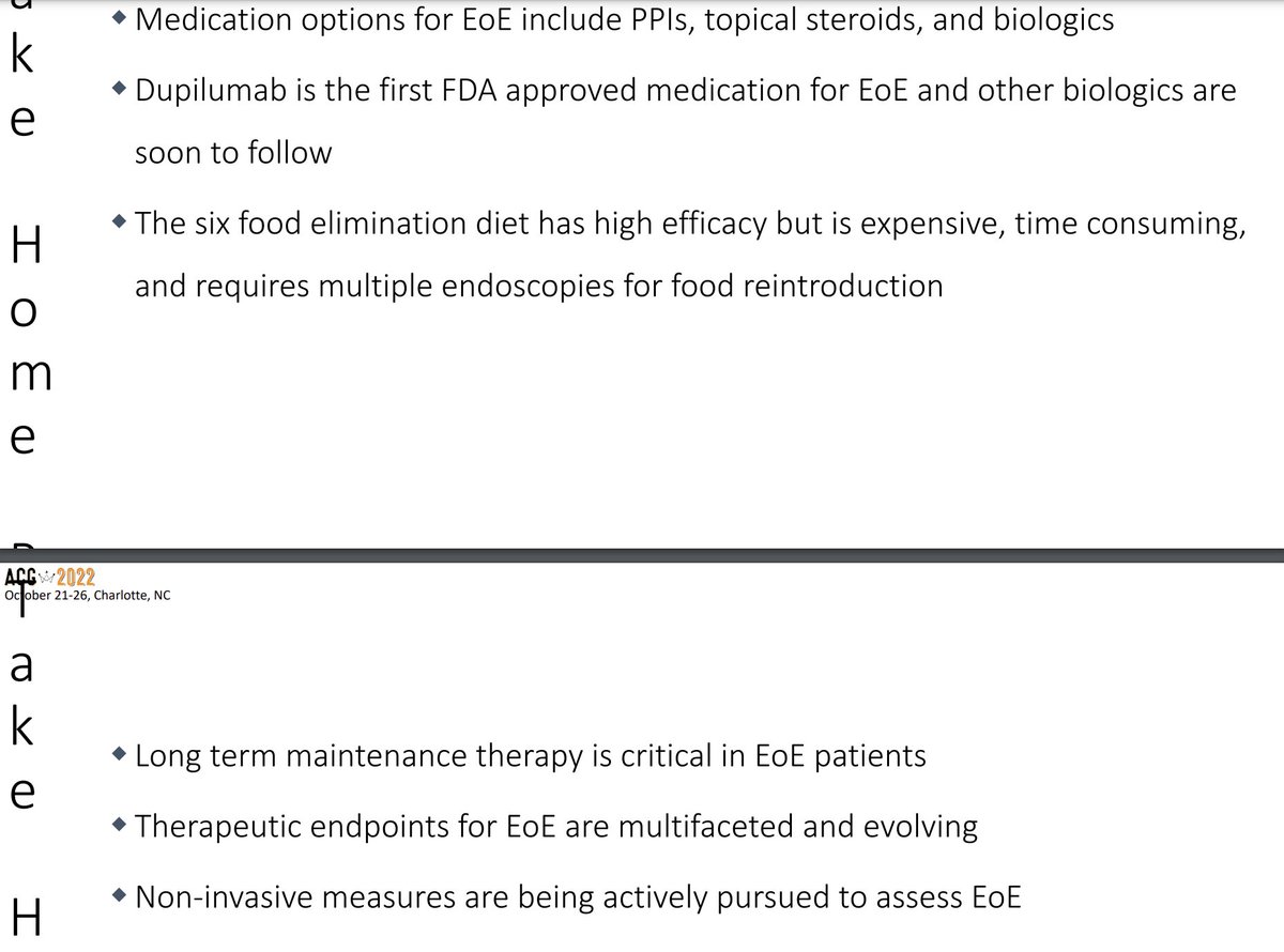 Updates in eosinophilic esophagitis with @KristleLynchMD  

#MedTwitter #GITwitter #ACG2022 #EoE htt...