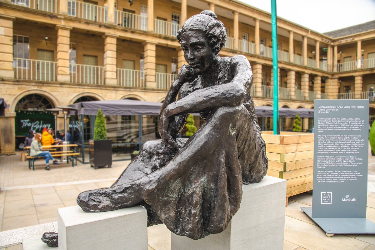 ThePieceHall's tweet photo. Honoured to see our #AnneLister sculpture, Contemplation by Diane Lawrenson, shortlisted in the 2022 @PSSAtweets Marsh Award for Excellence in Public Sculpture.
Please vote for this important and iconic work here: https://t.co/2WkZDqSRvn https://t.co/bitaxdQoMX