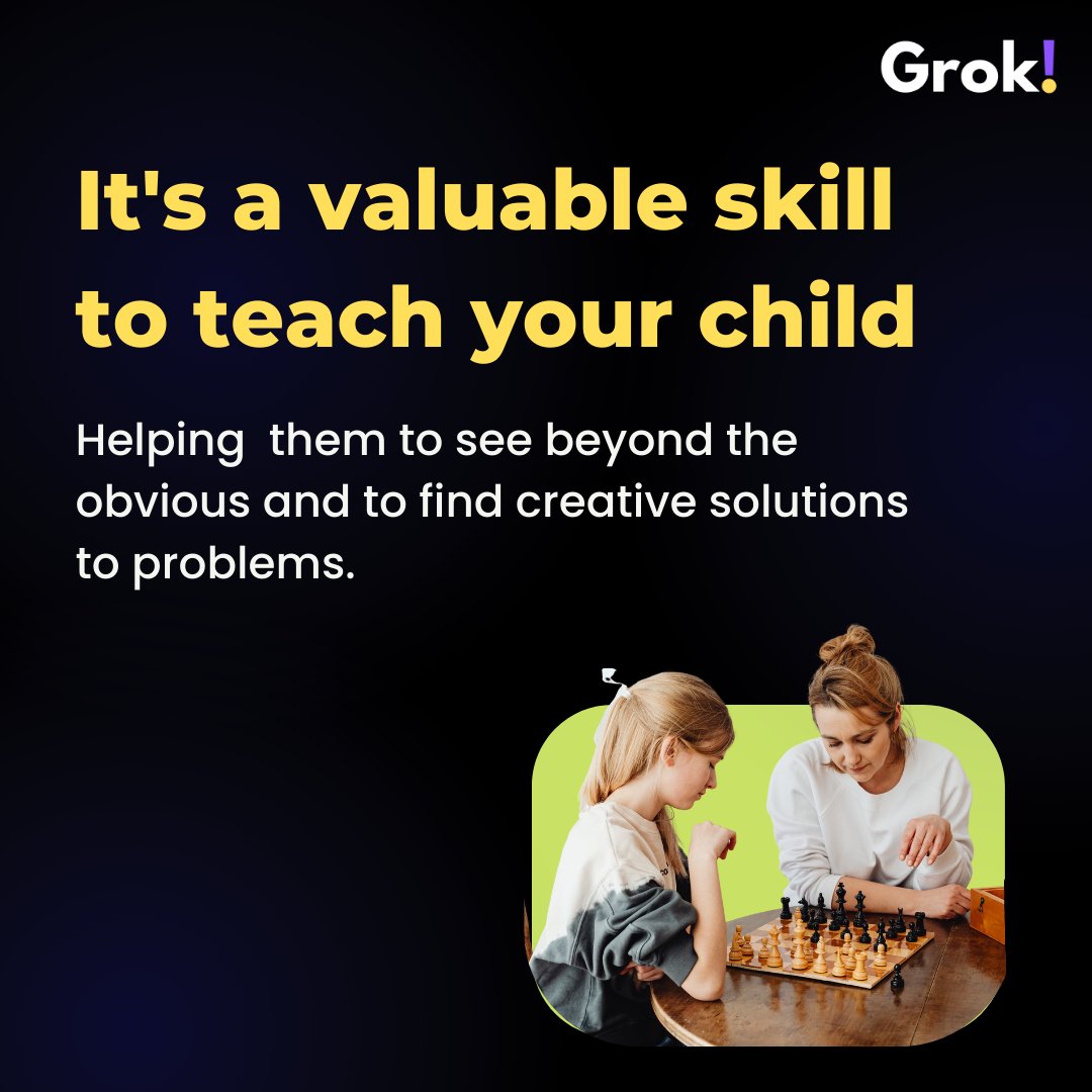 clubgrok's tweet image. What do you think about teaching your child this mental model?
#visiblethinking #secondorderthinking #chessthinking