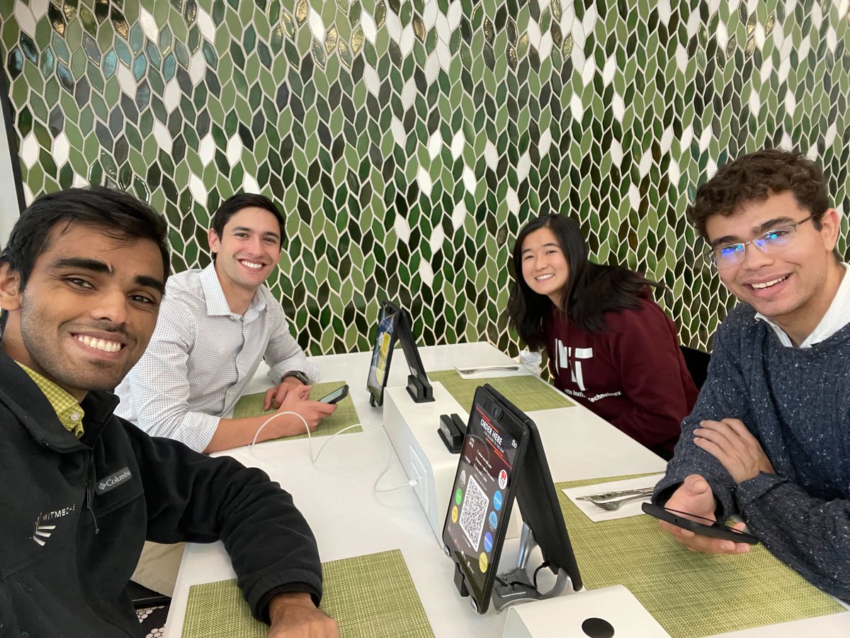 Last week, members of the Portela Research Group (from left to right) Somu Dhulipala, Assistant Professor Carlos Portela, Rachel Sun, and Thomas Butruille attended the @SocEngScience Annual Technical Meeting in College Station, Texas. 📸: @CarlosMPortela
