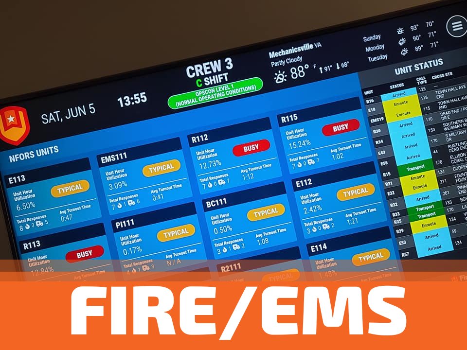 FirstArriving's tweet photo. Join us for this month's FIRE/EMS live webinar TOMORROW @ 11.00AM ET/ 8.00AM PT where we'll discuss how our Dashboards can help your department communicate better &amp; make better-informed decisions. 
Click the link to reserve your seat: https://t.co/8uP08RvhKB  
#FirstArriving https://t.co/H7V5i5UUhw
