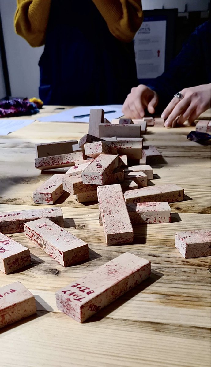 Hoard_Dungeons's tweet photo. Our #dread Jenga tower is pretty spooky!!! 

Perfect for Halloween 👀🎃

#ttrpg #ttrpgcommunity #hoarddungeons #tabletopgames #games #bristol #DnD https://t.co/zKnLKSoOHv