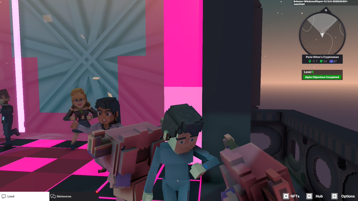 LewisCharl1's tweet photo. @TheSandboxGame I just participated in the Paris Hilton  #Cryptoween Event. Dancing in the Clock Tower check out my screenshot below!
🎃👇 https://t.co/cOsbg5pHq9